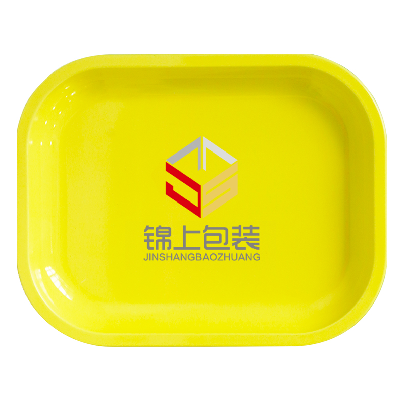 定制馬口鐵卷煙盤 彩色黑色手卷煙絲盤 加厚小號收納金屬鐵盤托盤