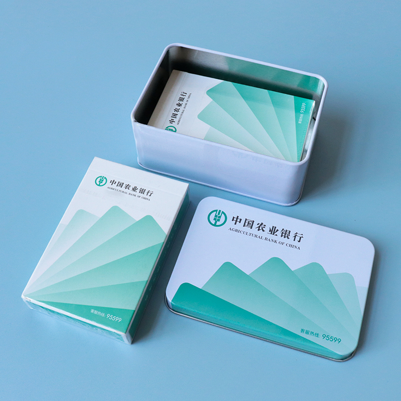 撲克牌卡片鐵盒 禮品鐵盒包裝 長(zhǎng)方形馬口鐵盒
